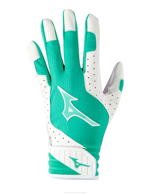 Mizuno Guante de bateo acolchado de softbol Finch mujer accesorios menta blanca (004d) 668F1684