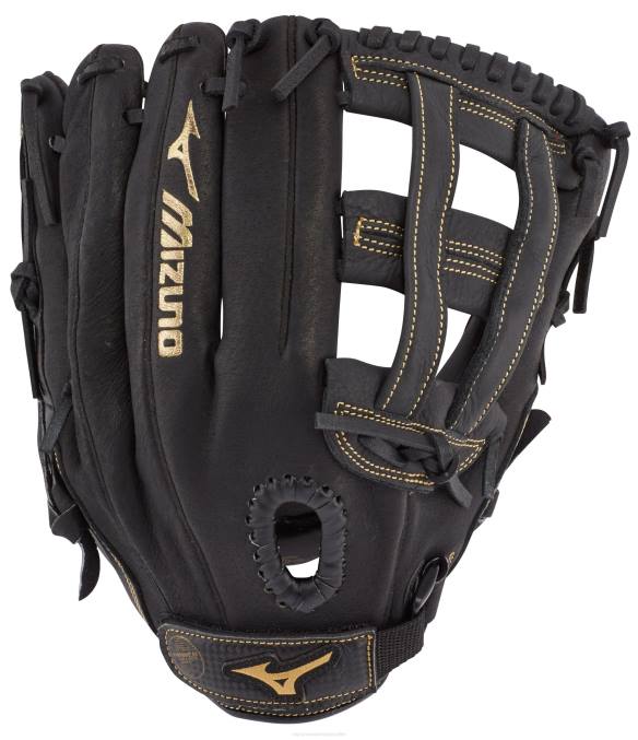Mizuno Guante de softball de lanzamiento lento de la serie premier de 12 unisexo accesorios negro-oro(f974) 668F1866