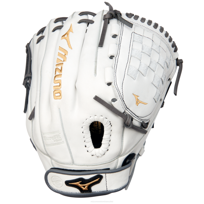 Mizuno Guante de softball mvp prime fastpitch 12 unisexo accesorios blanco-gris(f091) 668F1671