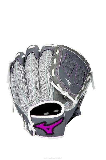 Mizuno Guante de softbol de la serie Finch prospect 10 juventud accesorios negro-plata(f973) 668F1698