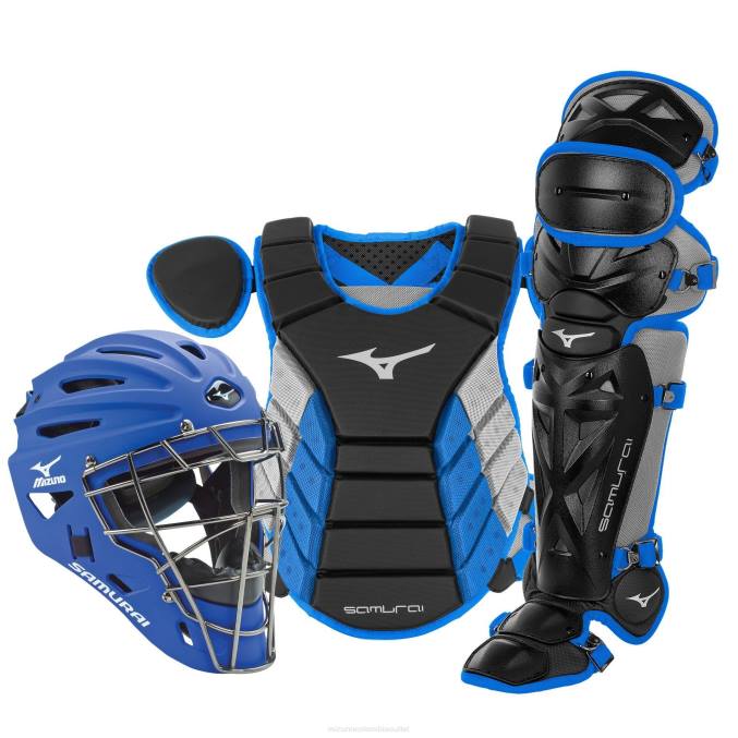 Mizuno Juego de engranajes de receptor en caja de béisbol samurai de 16 unisexo accesorios negro-royal(9052) 668F957