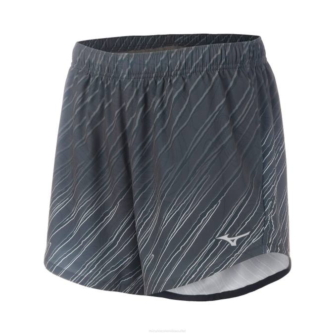 Mizuno Pantalón corto imprimible de 5 con forro mujer vestir imán de corteza (pr51) 668F258