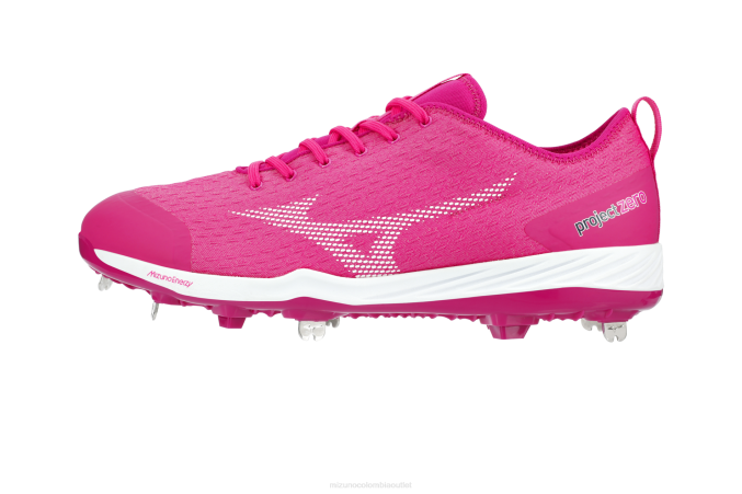 Mizuno Taco de béisbol de metal bajo Dominante 4 hombres zapatos rosatetra-blanco(pt00) 668F1599