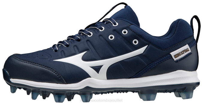 Mizuno Taco de softball moldeado de 9 puntas advanced finch elite 5 tpu mujer zapatos azul marino-blanco (5100) 668F2161