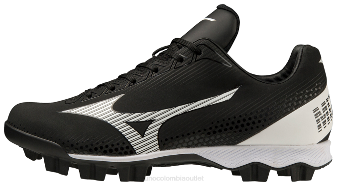 Mizuno Wave Finch Lightrevo tacos de softball moldeados mujer zapatos negro-blanco (9000) 668F2175