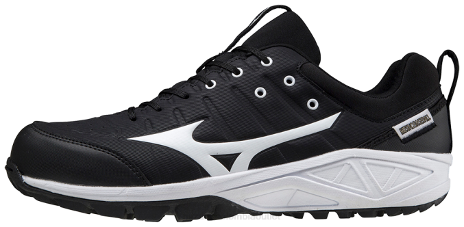Mizuno Zapatilla de césped bajo para todas las superficies Ambition 2 hombres zapatos negro-blanco (9000) 668F1613