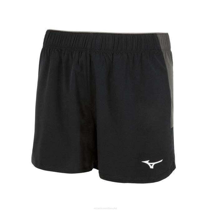 Mizuno alfa corto chica vestir negro (9090) 668F2799