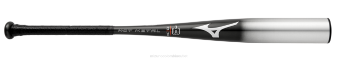 Mizuno bate de béisbol hot metal-bbcor (-3) unisexo accesorios negro-gris(9091) 668F656