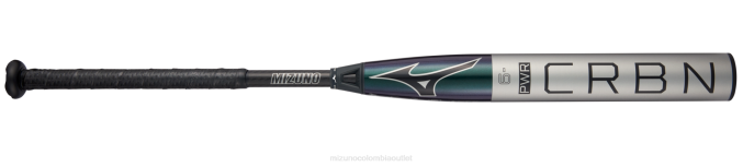 Mizuno bate de softball pwr crbn-fastpitch (-9) unisexo accesorios plata-diamante(7373) 668F1642