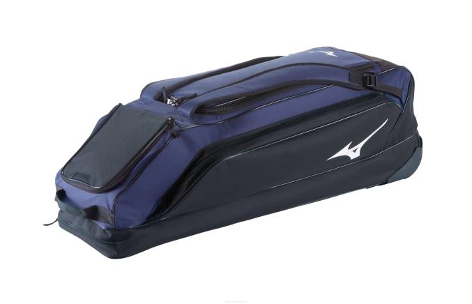 Mizuno bolsa de ruedas clásica g2 unisexo accesorios azul marino (5151) 668F839