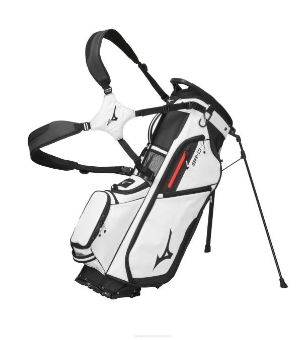 Mizuno br-d4 bolsa con soporte de 6 vías unisexo accesorios blanco-negro(0090) 668F468