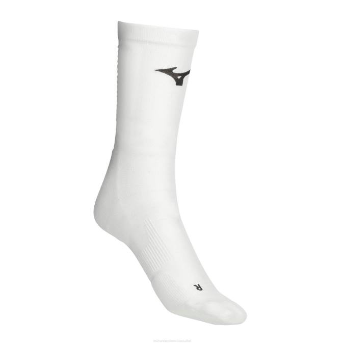 Mizuno calcetín de compresión unisexo accesorios blanco (0000) 668F2616
