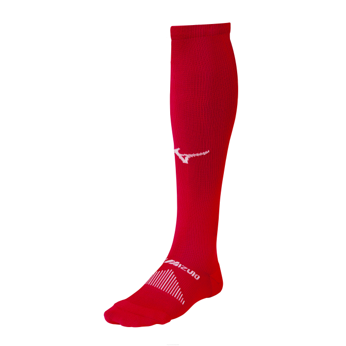 Mizuno calcetín de rendimiento otc unisexo accesorios rojo (1010) 668F1065
