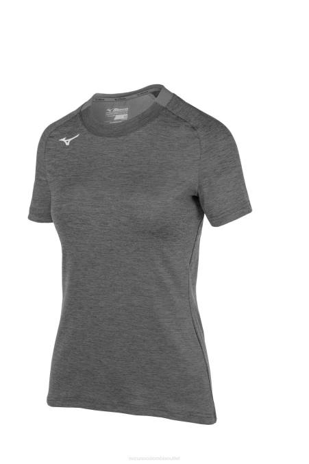 Mizuno camiseta alfa de manga corta mujer vestir sombra tranquila (9i9i) 668F2083