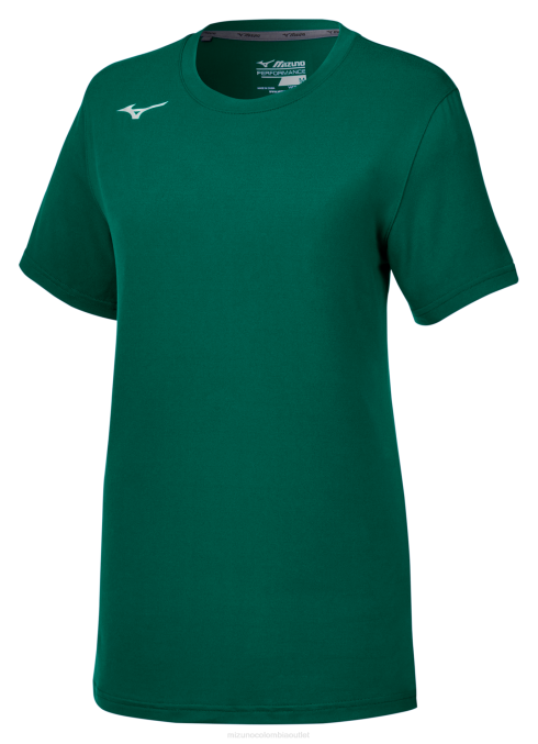 Mizuno camiseta de ataque de manga corta 30 mujer vestir bosque(4141) 668F2269