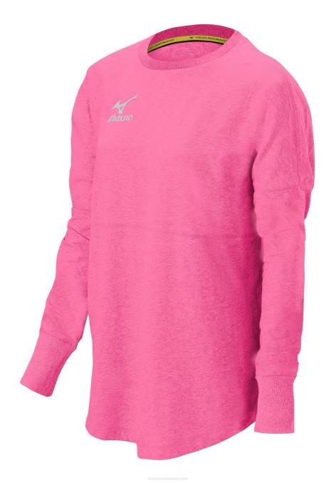Mizuno camiseta de bateador unisexo vestir rosa jaspeado (1r1r) 668F2482