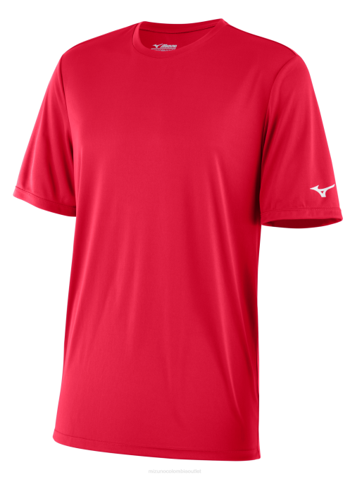 Mizuno camiseta de manga corta nxt juventud vestir rojo (1010) 668F1399