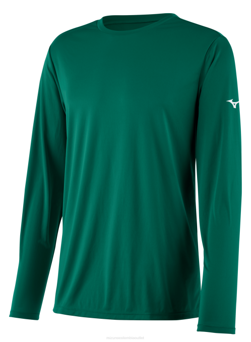 Mizuno camiseta de manga larga nxt juventud vestir bosque(4141) 668F1417