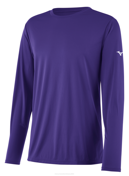 Mizuno camiseta de manga larga nxt juventud vestir púrpura (6060) 668F1422