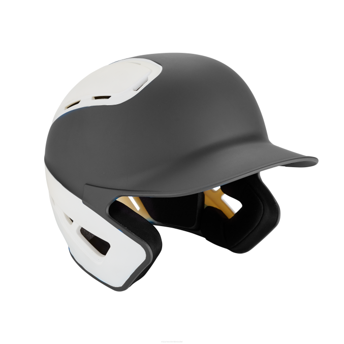 Mizuno casco de bateo de beisbol b6 unisexo accesorios gris-blanco (9100) 668F812