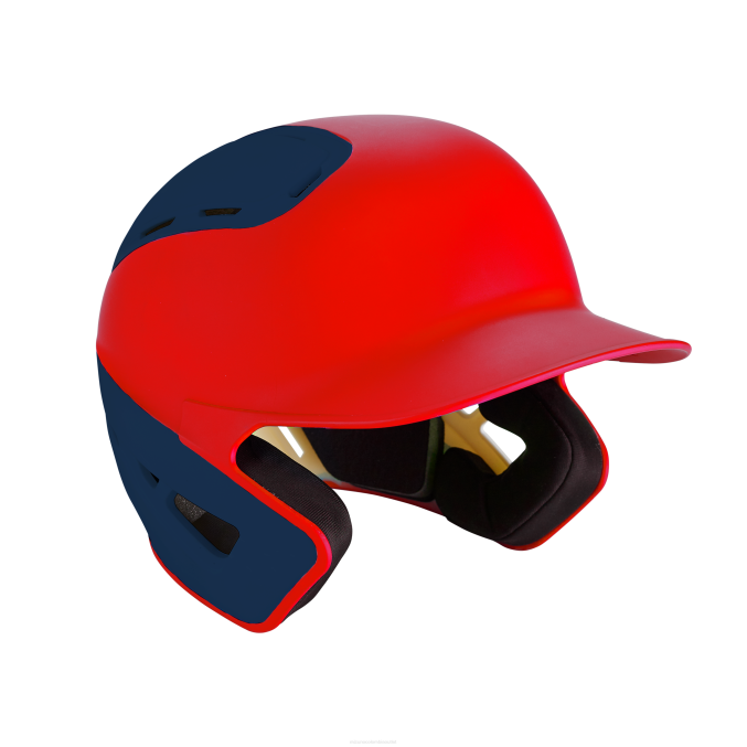 Mizuno casco de bateo de beisbol b6 unisexo accesorios rojo-azul marino(1051) 668F804