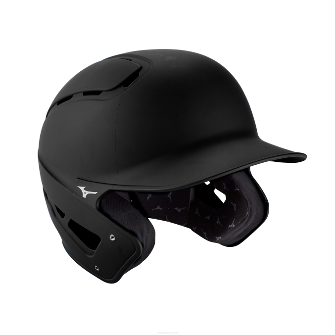 Mizuno casco de bateo de béisbol b6-color sólido juventud accesorios negro (9090) 668F1043