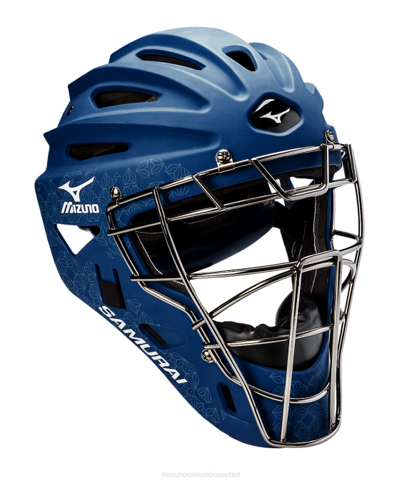 Mizuno casco de receptor de softbol de lanzamiento rápido samurai-g4 mujer accesorios azul marino (5151) 668F1860