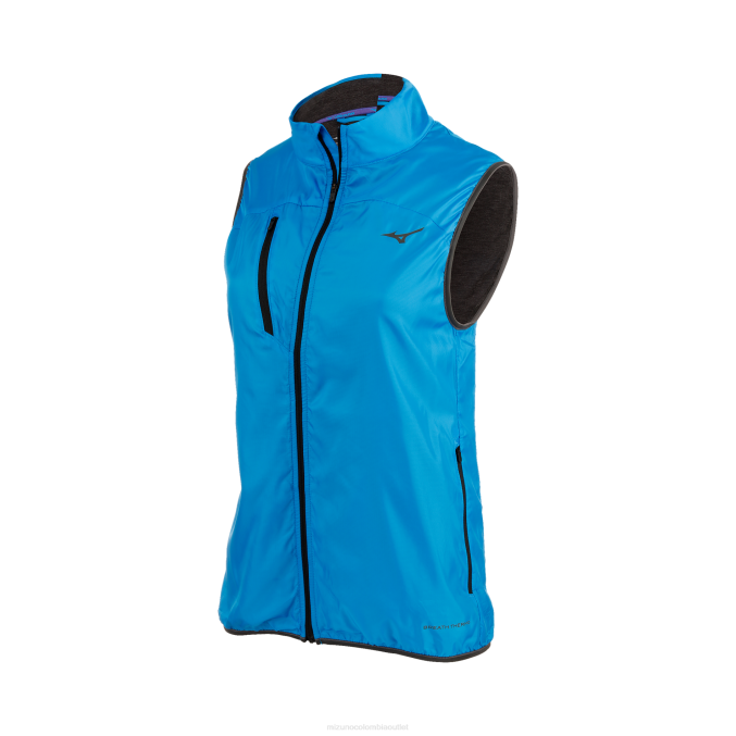 Mizuno chaleco para correr Breath Thermo FZ mujer vestir océano hawaiano(5656) 668F2579