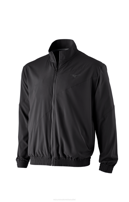 Mizuno chaqueta del equipo rompedor unisexo vestir negro (9090) 668F1289