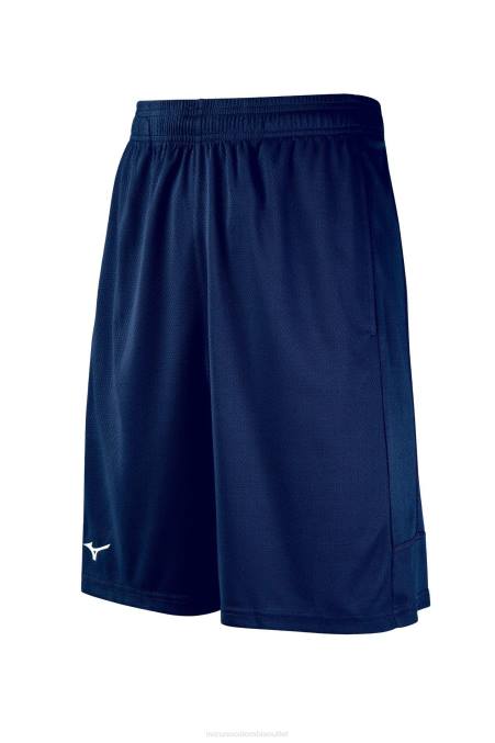 Mizuno corto de entrenamiento de incursión hombres vestir azul marino (5151) 668F2788