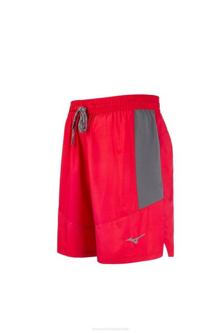 Mizuno corto de volea de 7 hombres vestir sombra roja (109i) 668F2476