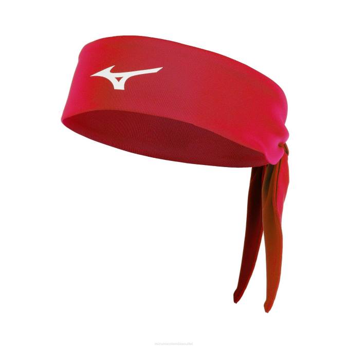 Mizuno diadema anudada unisexo accesorios rojo (1010) 668F2609