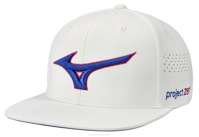 Mizuno gorra plana proyecto cero tour unisexo accesorios blanco-rosa(0013) 668F486