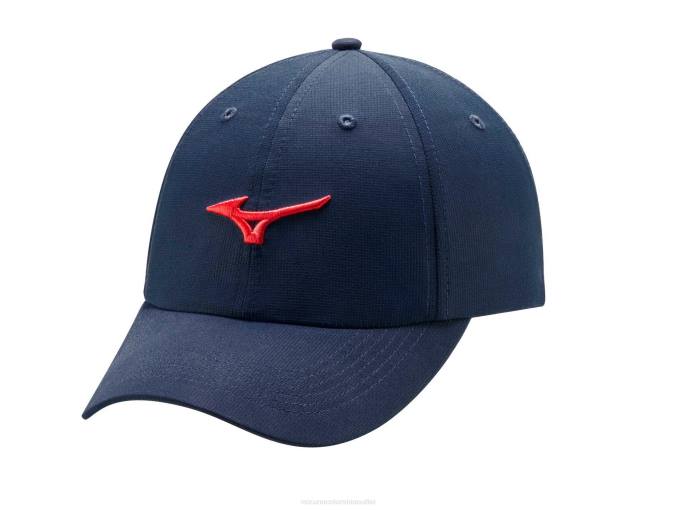 Mizuno gorro de golf ligero ajustable tour unisexo accesorios azul marino-rojo(5110) 668F438