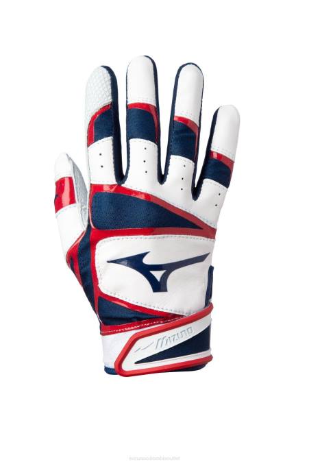 Mizuno guante de bateo de beisbol b-303 juventud accesorios azul marino-rojo(5110) 668F613