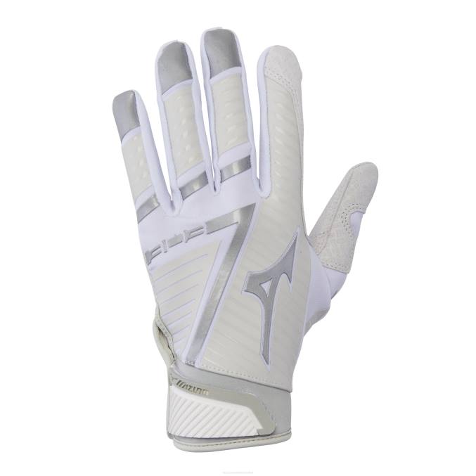 Mizuno guante de bateo de beisbol b-303 unisexo accesorios blanco-gris(0091) 668F932
