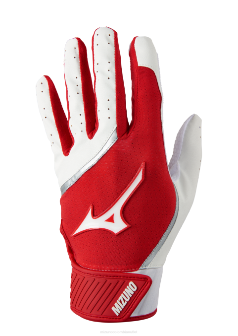 Mizuno guante de bateo de beisbol mvp juventud accesorios blanco-rojo(0010) 668F626