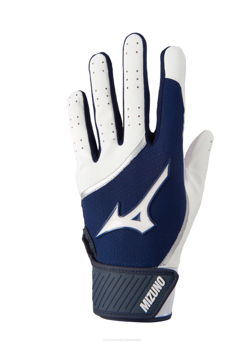 Mizuno guante de bateo de beisbol mvp unisexo accesorios blanco-marino(0051) 668F607