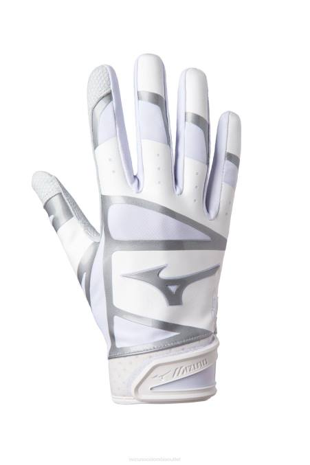 Mizuno guante de bateo de softbol f-257 mujer accesorios blanco-plata(0073) 668F1682