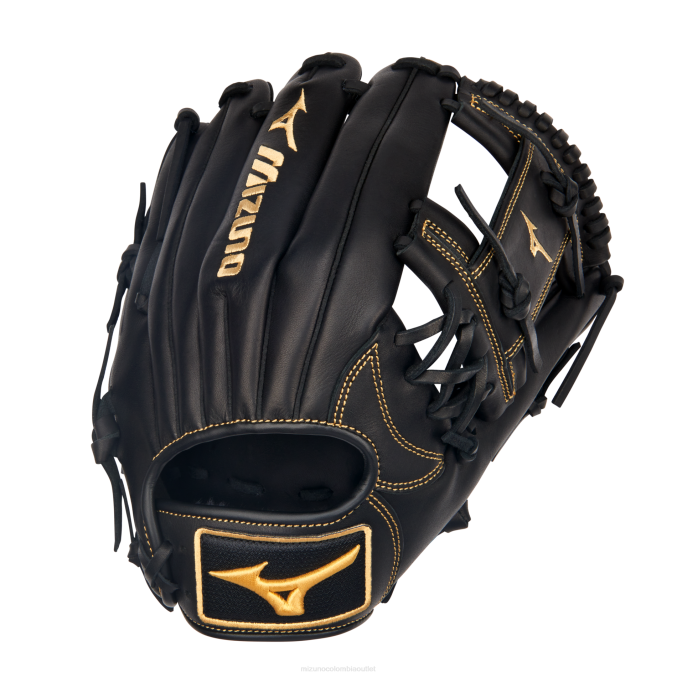 Mizuno guante de béisbol mvp prime infield 115 unisexo accesorios negro-almendra(r902) 668F565