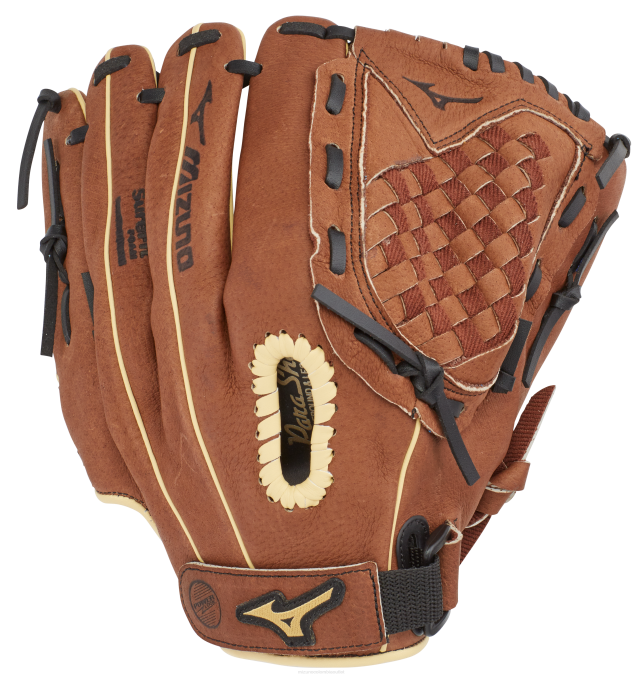 Mizuno guante de béisbol powerclose serie prospect 115 unisexo accesorios castaño (fr8a) 668F988
