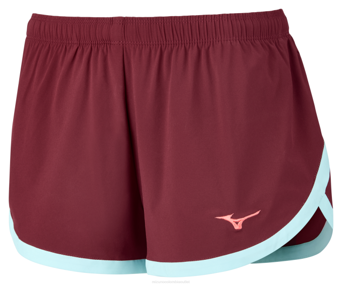 Mizuno impacto corto mujer vestir tawnyport-canalblue(6d5w) 668F2069