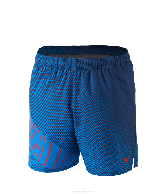 Mizuno imprimible de 7 corriendo corto hombres vestir alférez-azul (pr42) 668F266