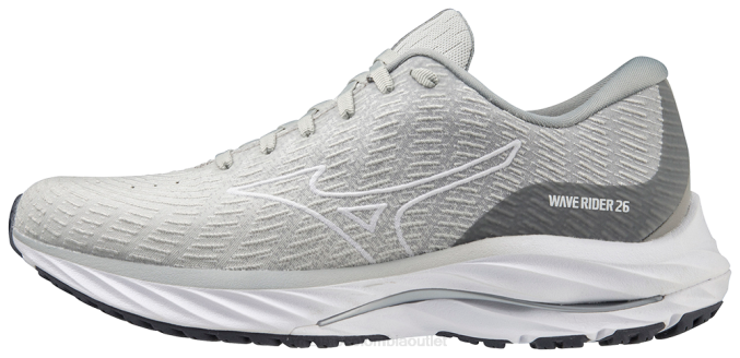 Mizuno jinete de la onda 26 ssw d mujer zapatos hongo ostra-blanco(ym00) 668F103