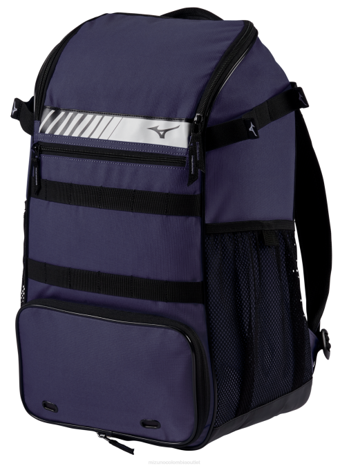 Mizuno organizador 23 mochila unisexo accesorios azul marino (5151) 668F540