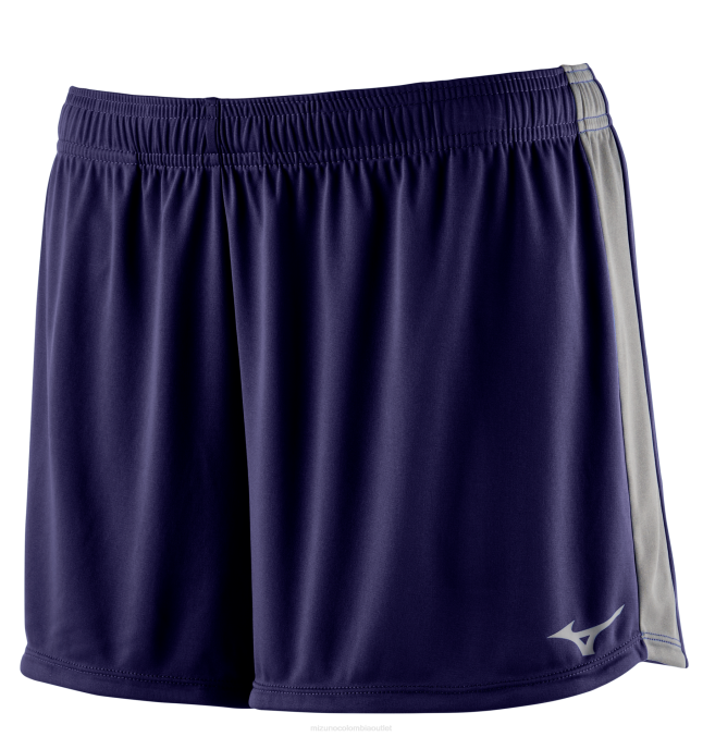 Mizuno pantalón corto de entrenamiento icon 35 mujer vestir azul marino-carbón 668F2127
