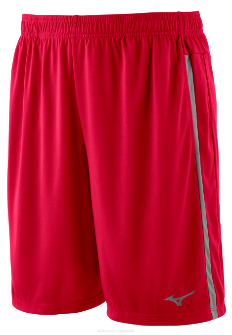 Mizuno pantalón corto de entrenamiento icon 6 chico vestir sombra-carbón-rojo 668F1359