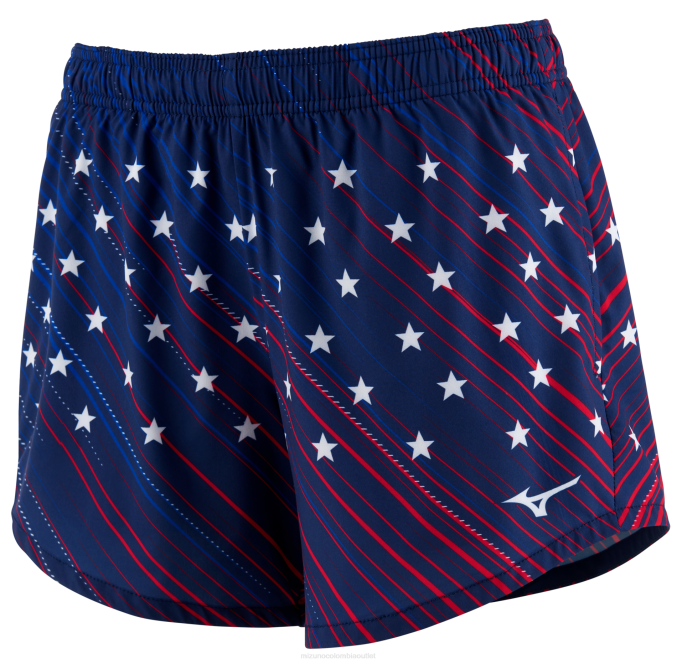Mizuno pantalón corto imprimible eco 5 mujer vestir Azul medieval (meme) 668F329
