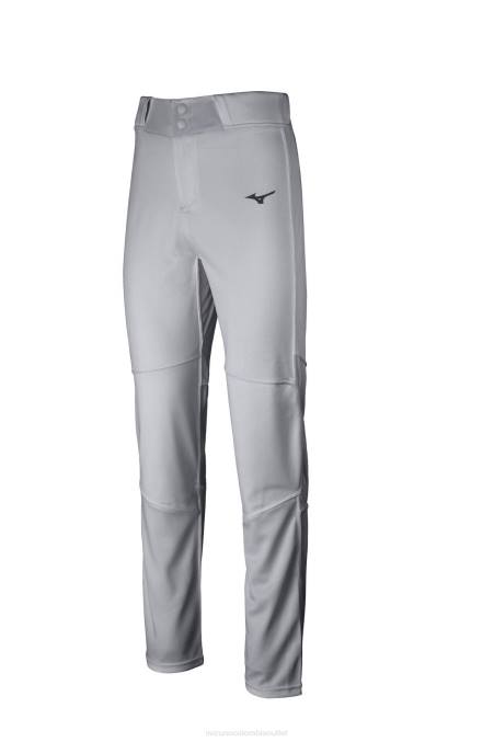 Mizuno pantalón de béisbol con ventilación aerodinámica hombres vestir gris(9191) 668F1154