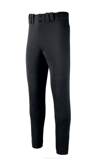 Mizuno pantalón de béisbol de los mejores jugadores hombres vestir negro (9090) 668F1190